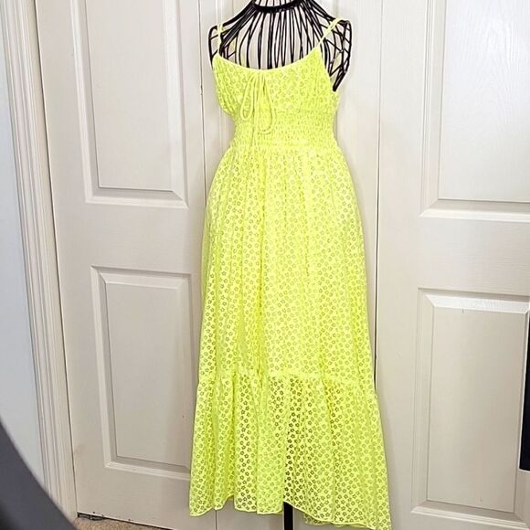 URBAN OUTFITTERS Reina Yellow Maxi Dress Size Small - Picture 3 of 13